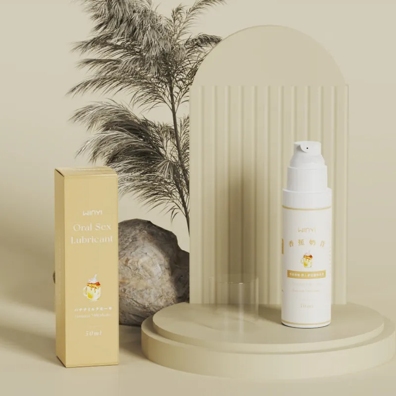 WINYI|香蕉奶昔 風味水溶性 潤滑液 50ml