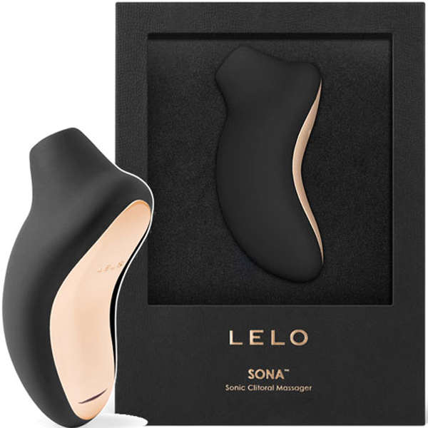 LELO|瑞典 SONA索娜 首款聲波 吮吸按摩器 吸吮跳蛋 - 黑色